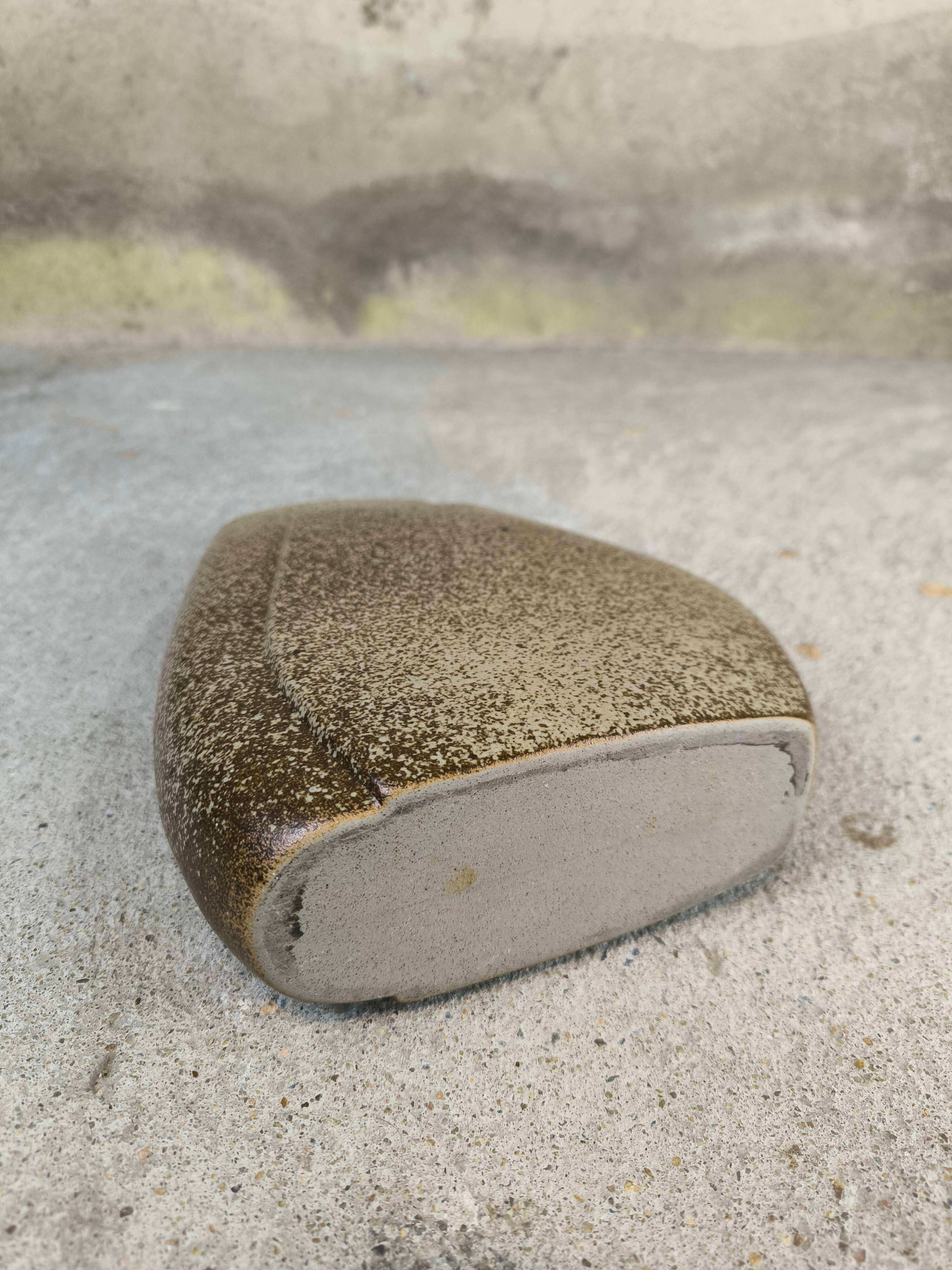 Vintage glazed stoneware vase