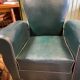 Armchair club moustache Skaï adjustable ep art deco