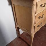 Crossbow chest of drawers with writing