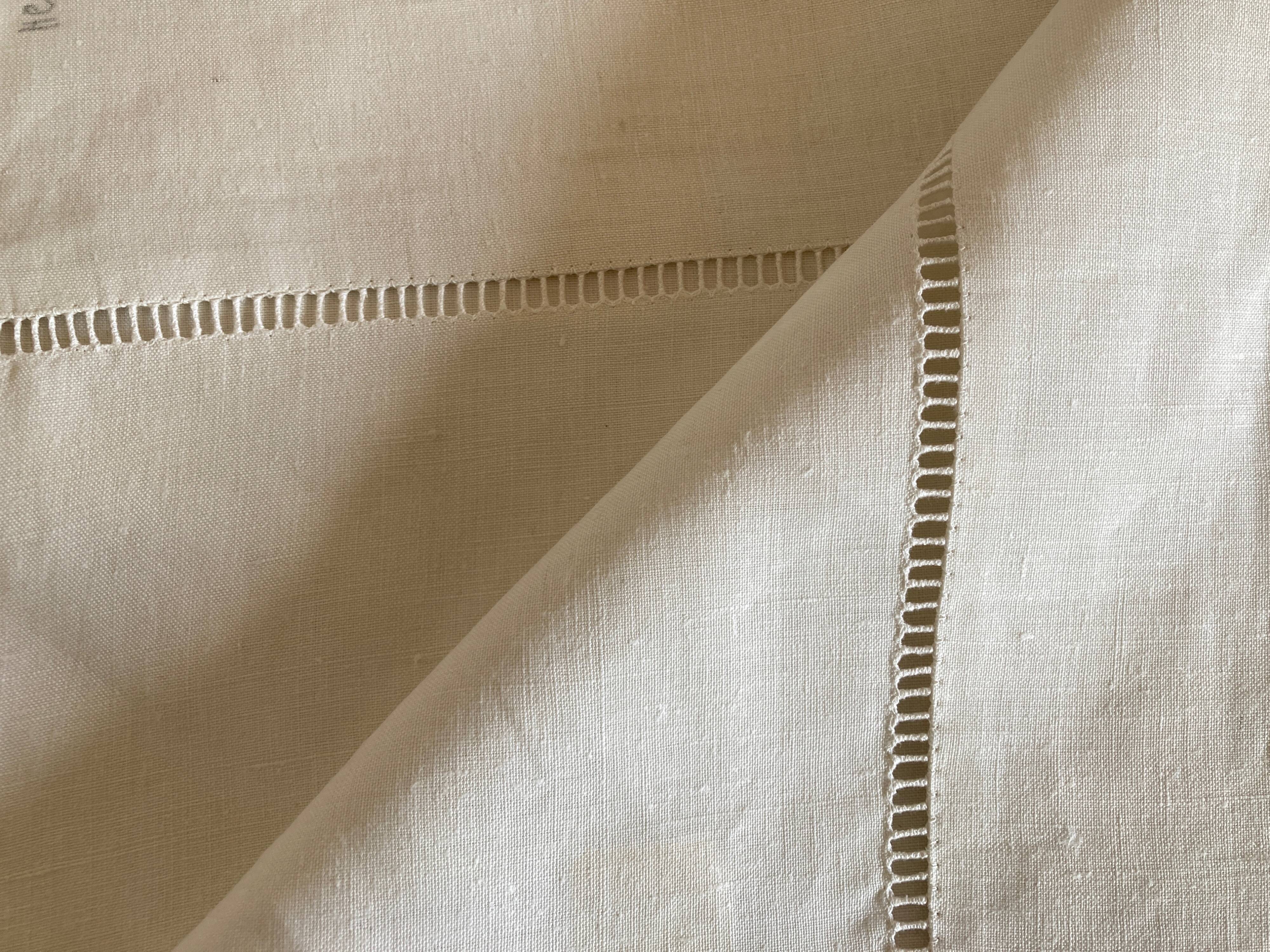 Reserve sheet in linen thread canvas Le Bon Marché 1960 to days