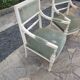Pair of Louis XVI style armchairs