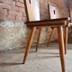 3 Brutalist bistro chairs year 60