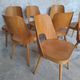 Set of 8 TON515 chairs by Oswald Haerdtl, Czech vintage 1955