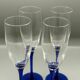 Set of 4 Luminarc champagne flutes made in France