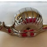 Metal snail butter dish