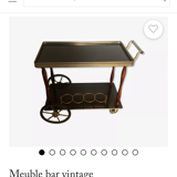 Desserte bar vintage