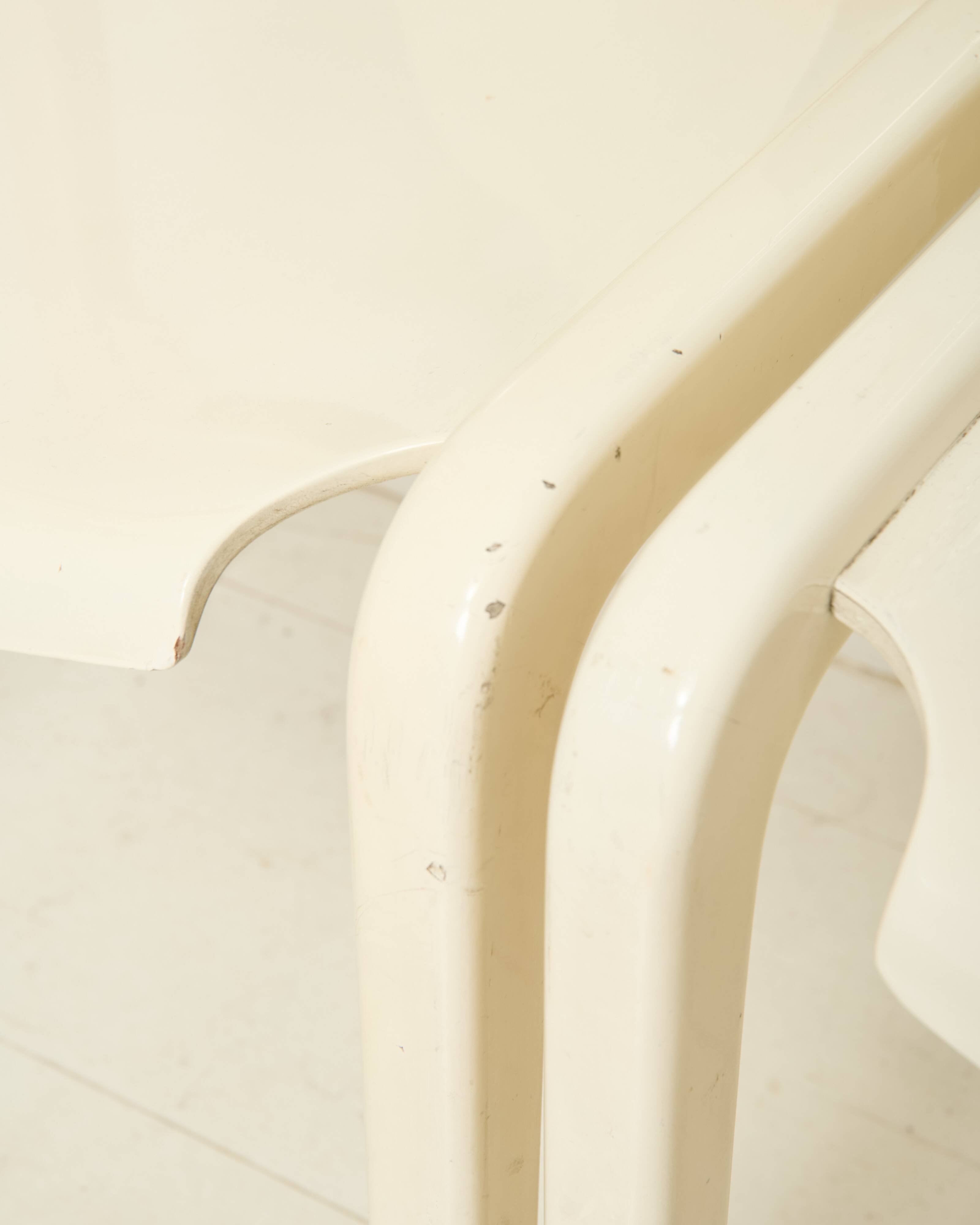 Lacquered wooden chairs, Augusto Savini, Pozzi, 1968