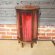 Old small rounded display case to place or hang.