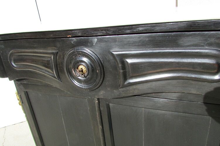 Napoleon III blackened wooden buffet