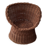 Wicker armchair for doll