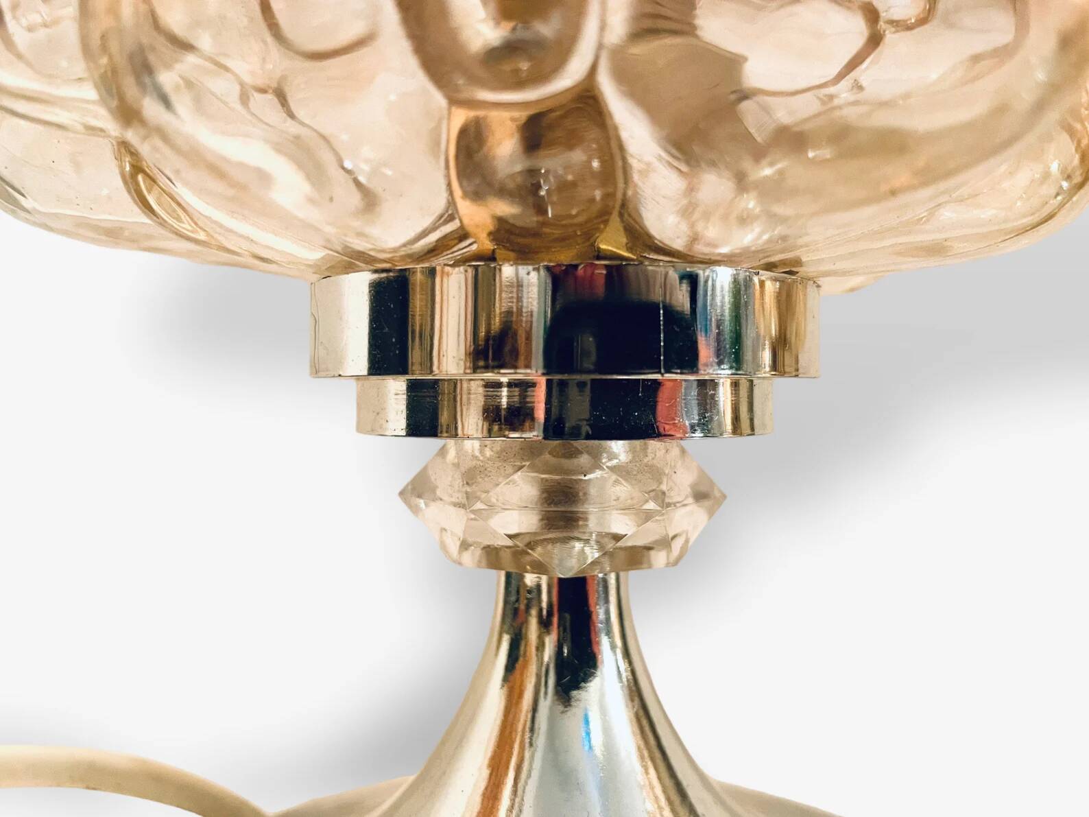 Set of 2 bubble glas lamps by Helena Tynell 1970