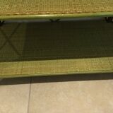 Vintage rattan shelf