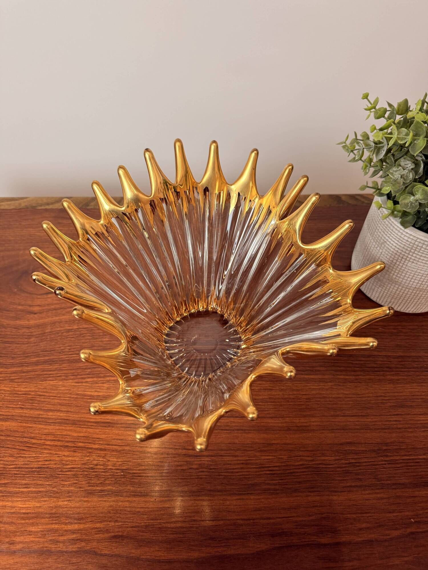 Bayel crystal cup – Gold decoration