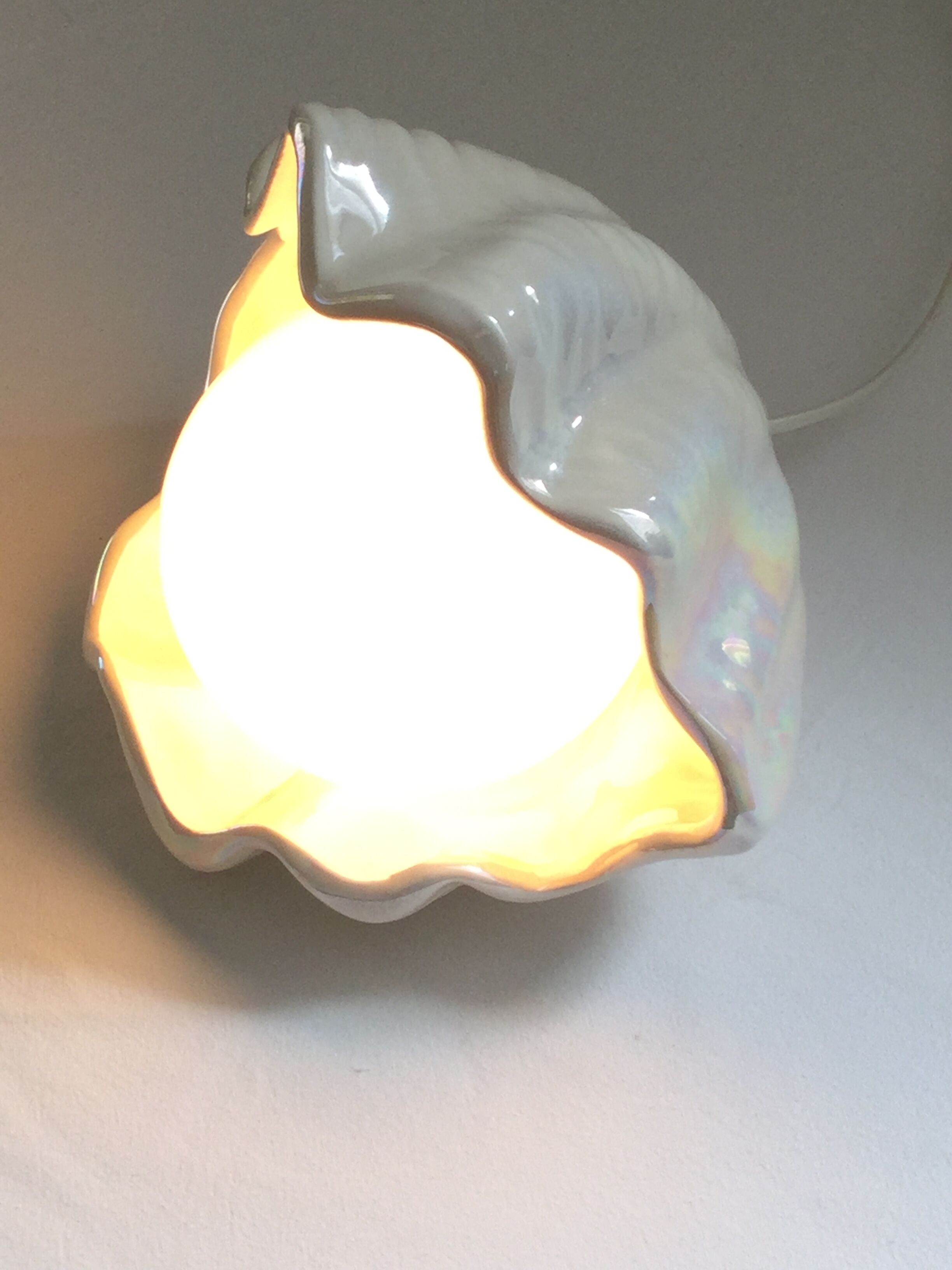 Lampe vintage "coquillage"