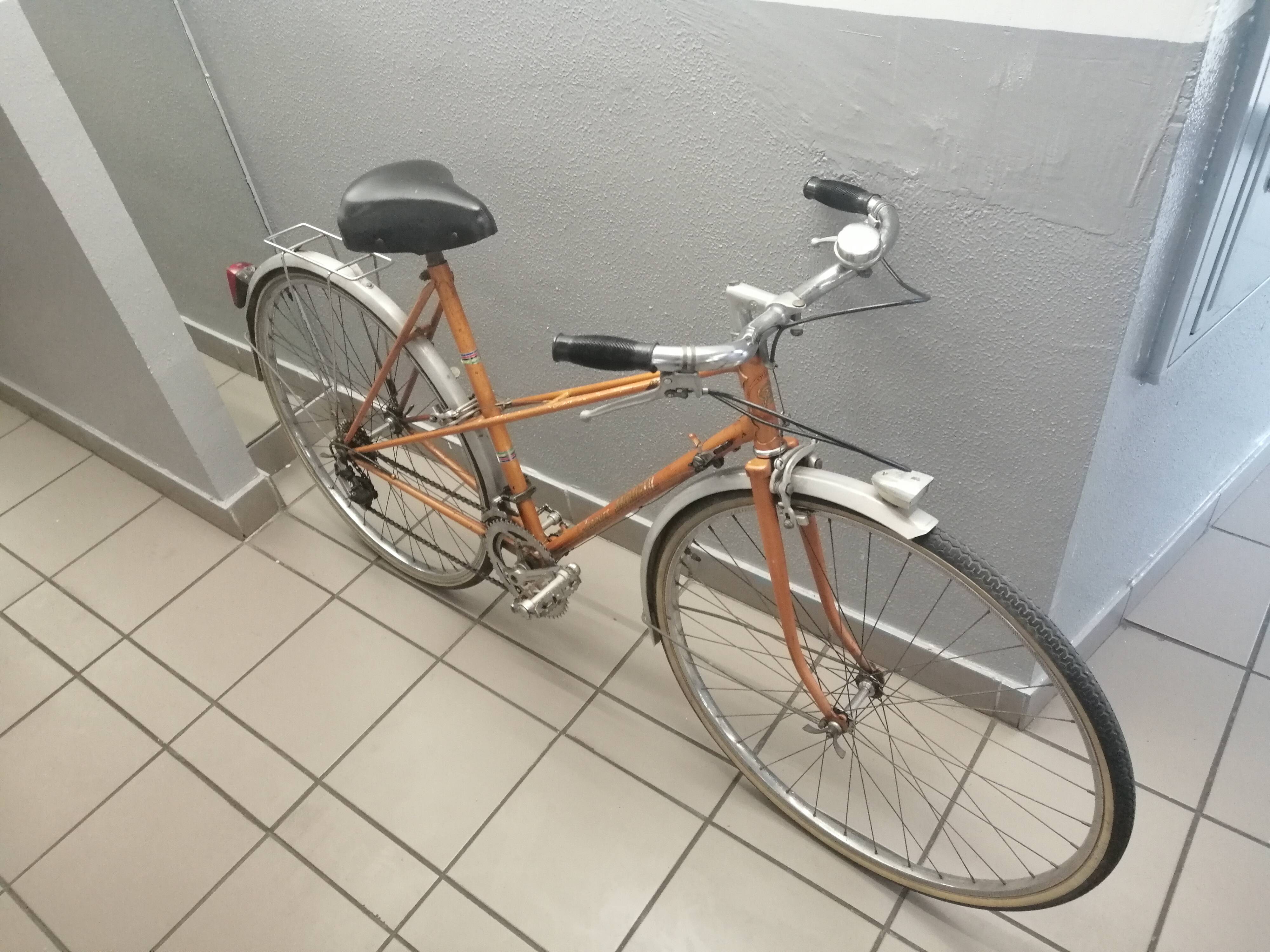 vintage city bike jacques anquetil 2 trays