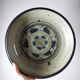 Vintage 1960s-1970s pyrite art stone fruit bowl.