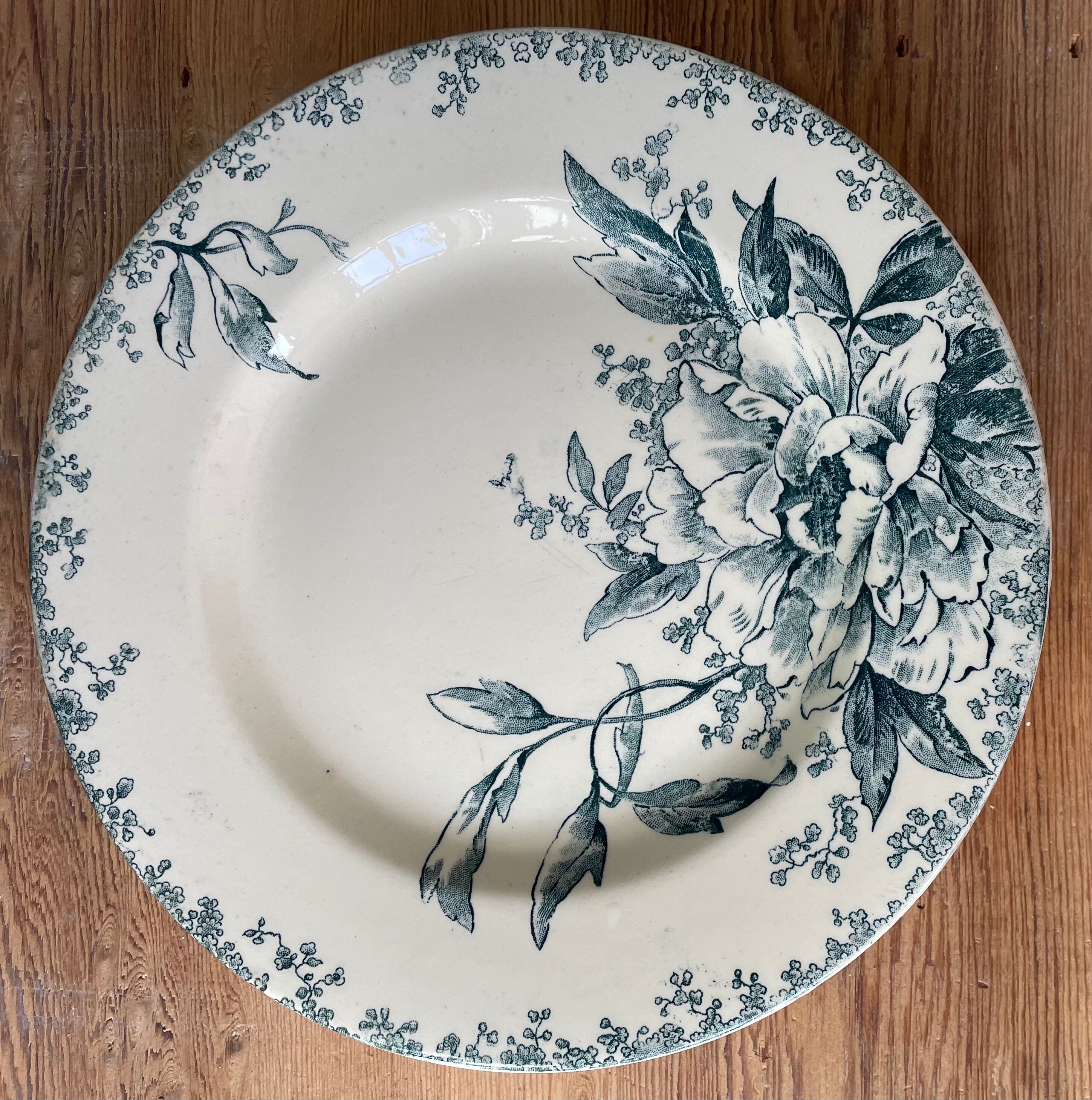 Compotier Terre de Fer, Milan collection, Gien porcelain