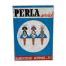 Vintage advertising plate perla service