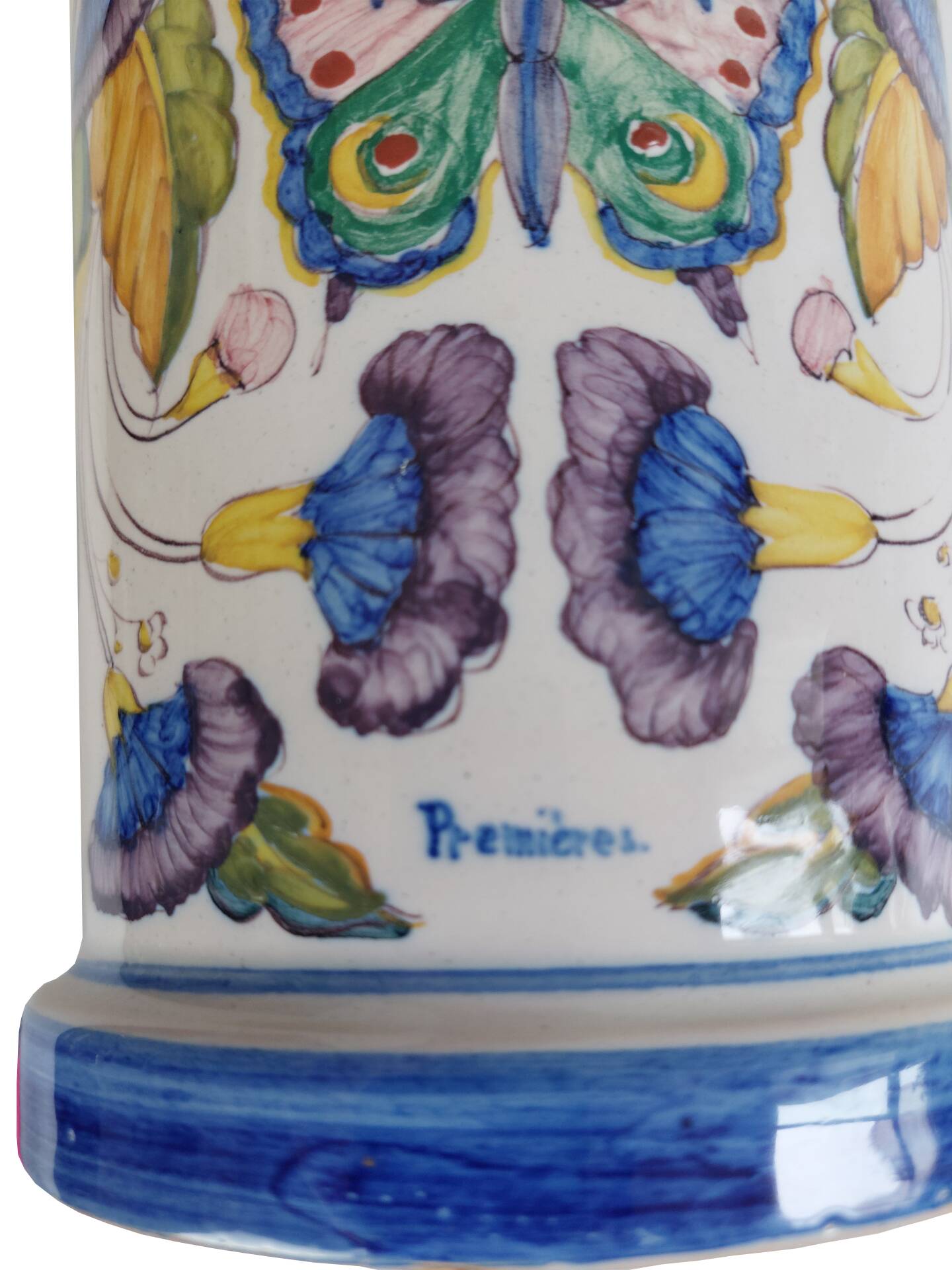 Pot in earthenware, high-fire glazing, Jean LAVALLE, 1866.