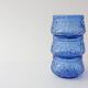Set of 3 Vintage IVIMA Blue Glass Dessert Bowls, 1960s