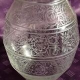 Art deco crystal vase signed Baccarat