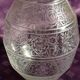 Art Deco crystal vase signed Baccarat