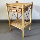 Rattan Bedside