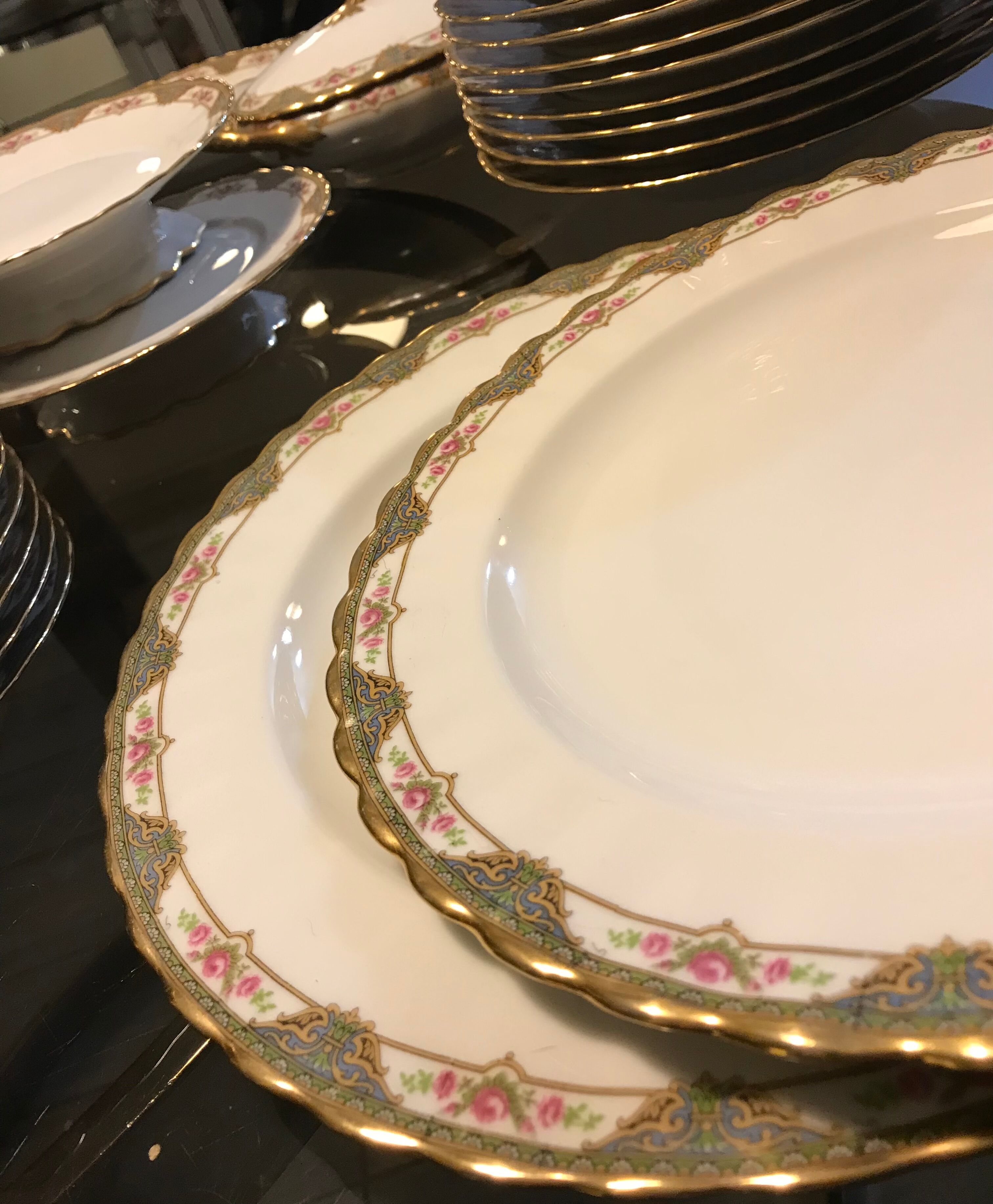 Limoges porcelain table service André François