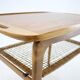 1970s beech serving cart by Drevotvar Czechoslovakia