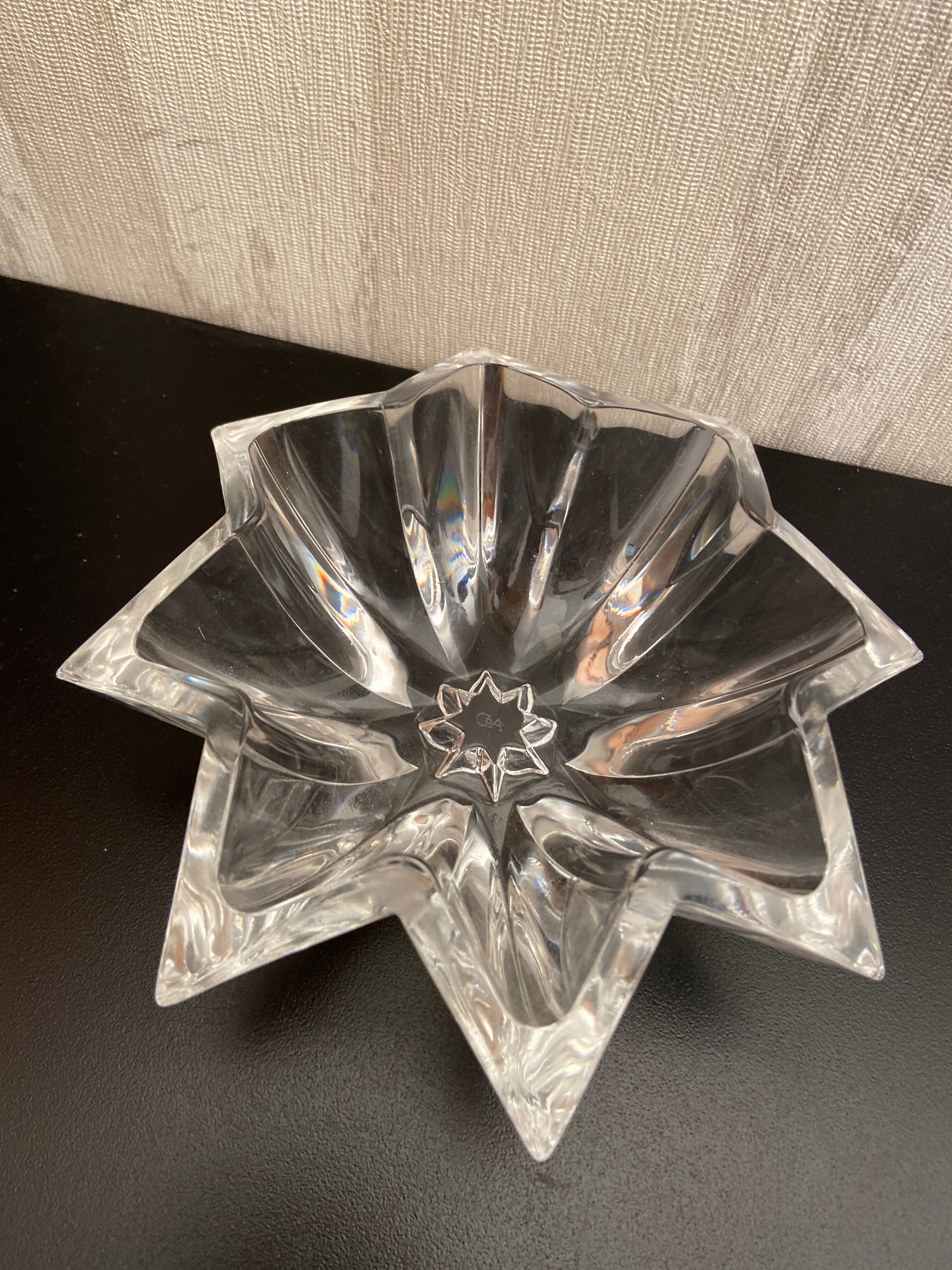 Cendrier  ou  vide poche en cristal
