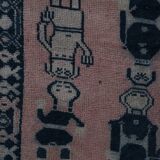 Vintage Turkish Oushak Rug Handwoven 104x320 cm