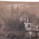 Collage dessins à la mine de plomb et craie blanche 1872