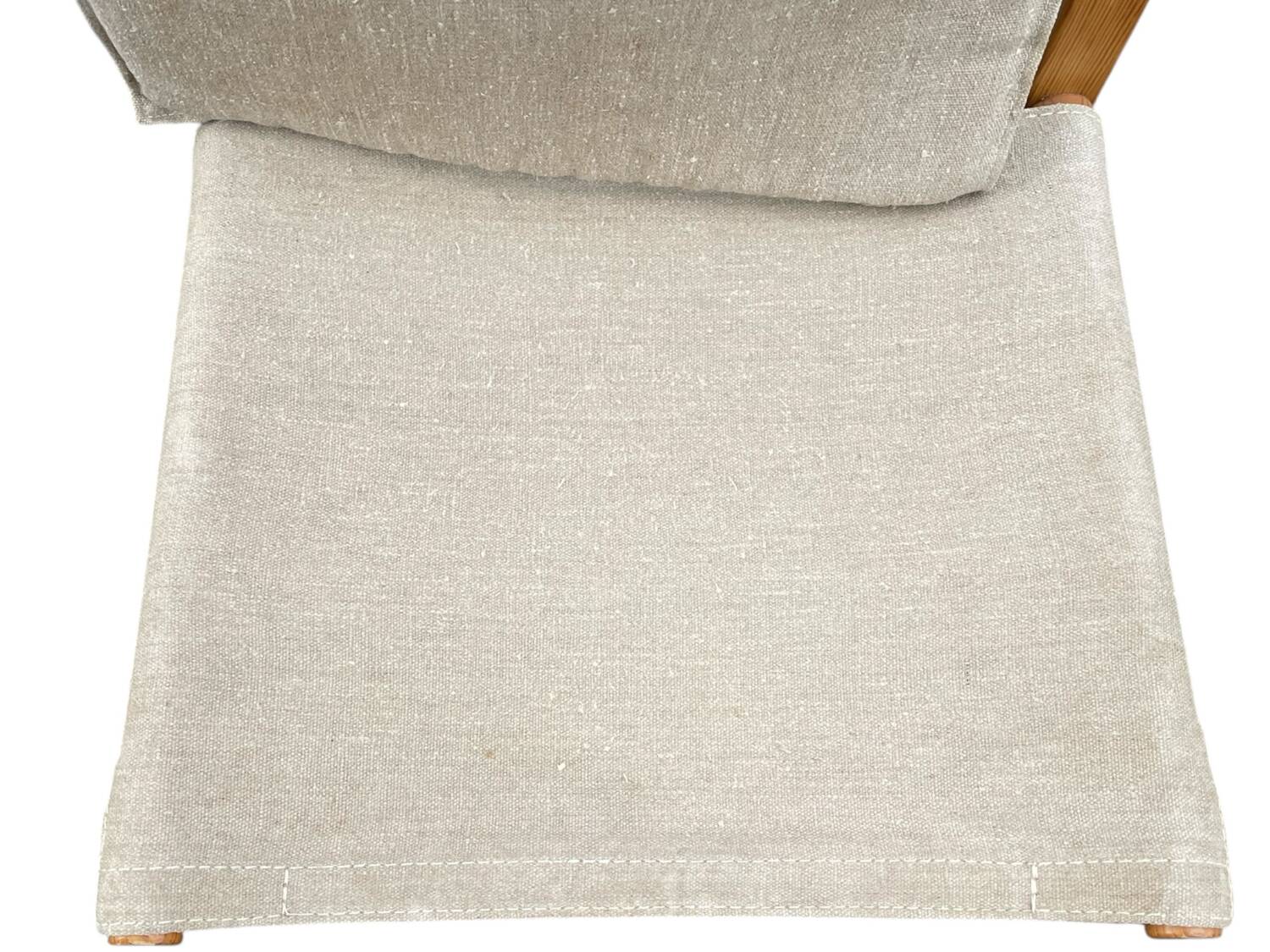 Tomas Jelinek Kotka Chair for Ikea pine and linen 1970s