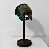 Theater Mask in Treated Leather by Wolfgang Utzt for Theater Play Ragtime, 1992