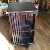 Mahogany revolving bookcase