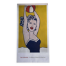 Large Roy Lichtenstein Exhibition Poster - Girl with Ball - Museum of Modern Art (MoMA) New Yo