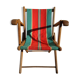 fauteuil pliant toile vintage