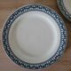Set of 6 Terre de Fer plates from Sermaize