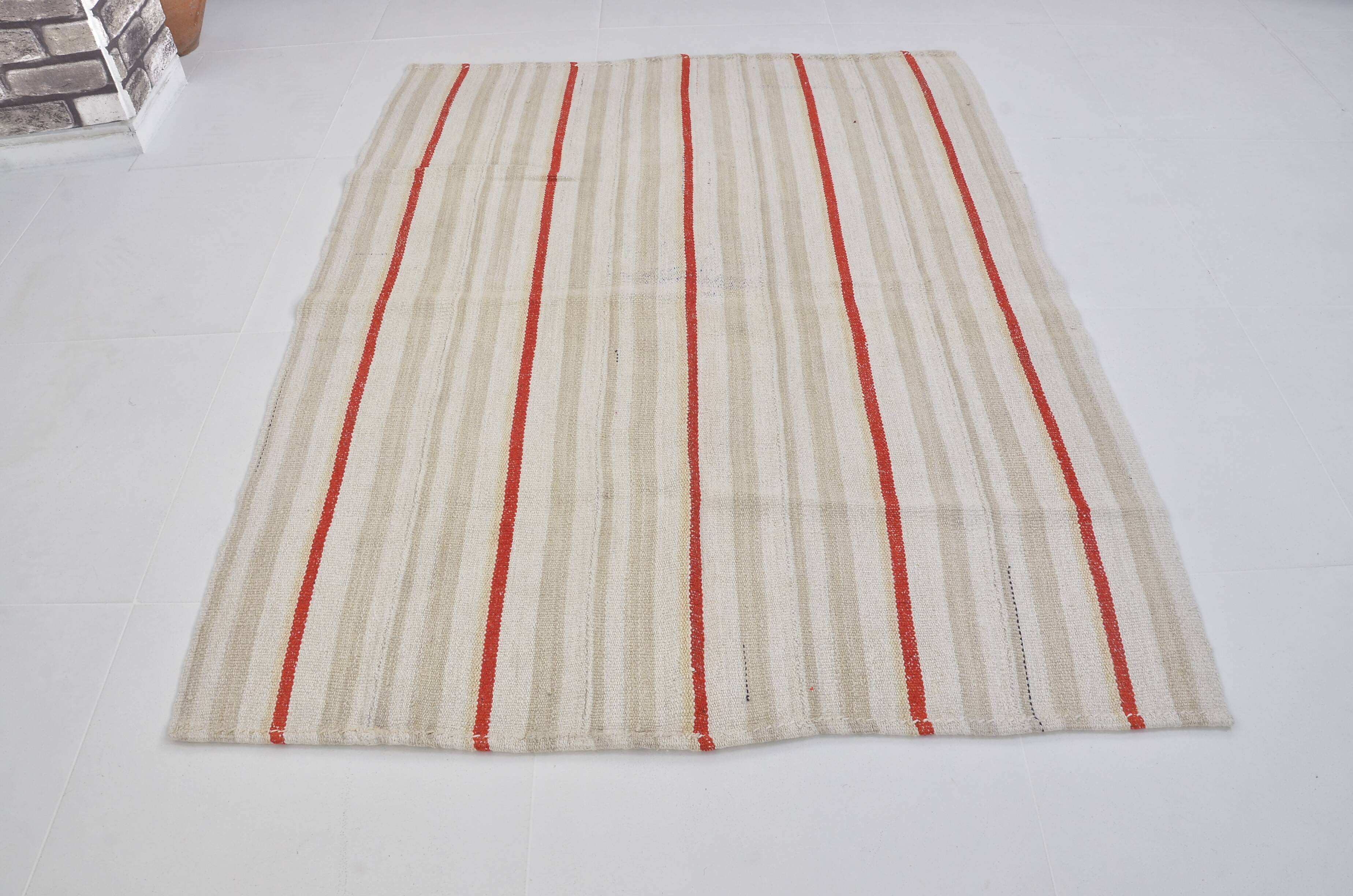 Vintage Handwoven Hemp Kilim Rug sku 3670