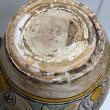 Berrada covered 62 cm amphora in faience of fez morocco