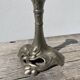 Art Nouveau silver-plated candlestick