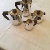 Maison Christofle service 4 pièces en métal argenté années 40