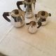 Maison Christofle. 4-piece silver-plated metal service. 1940s