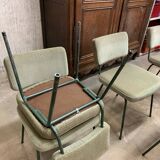 6 Chaises Design André Simard Airborne Vintage