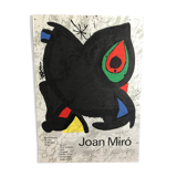 Original exhibition poster by Joan MIRO, Grand Palais, 1974