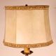 17th Century Bronze Candle Holder Mounted as a Lamp with Its Parchment Shade