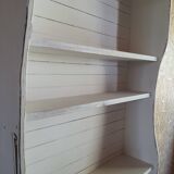 White patinated oak shelf