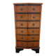 Louis XVI style chest of drawers in wood and cherry veneer