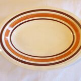 Plat ovale en Faïence, vintage