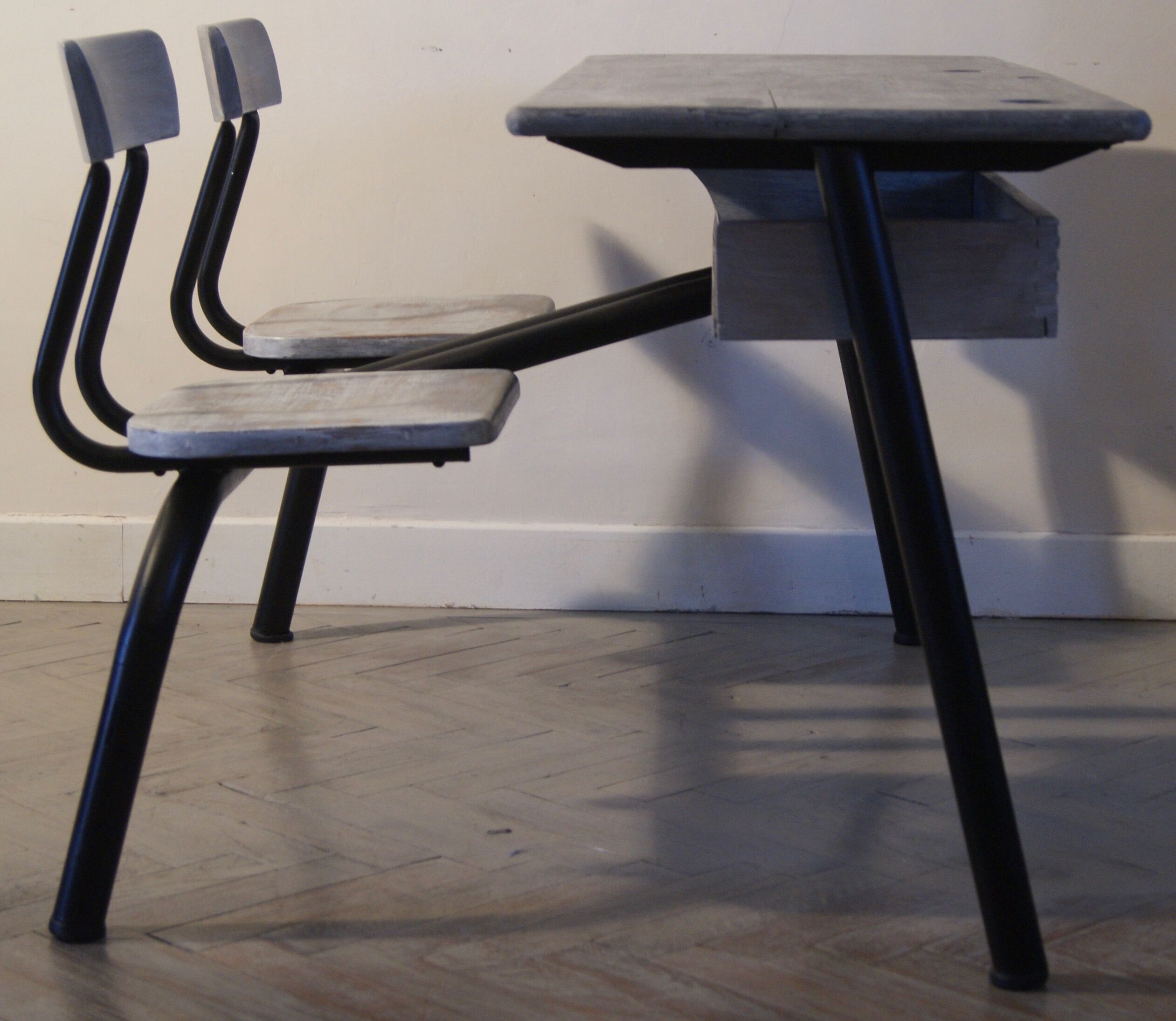 Desk desk vintage schoolboy 60s